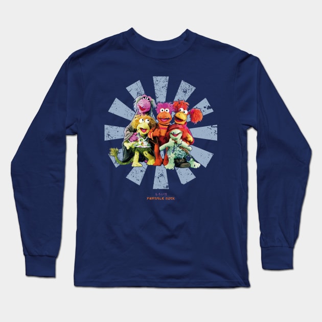 Fraggle Rock Retro Japanese Long Sleeve T-Shirt by Nova5